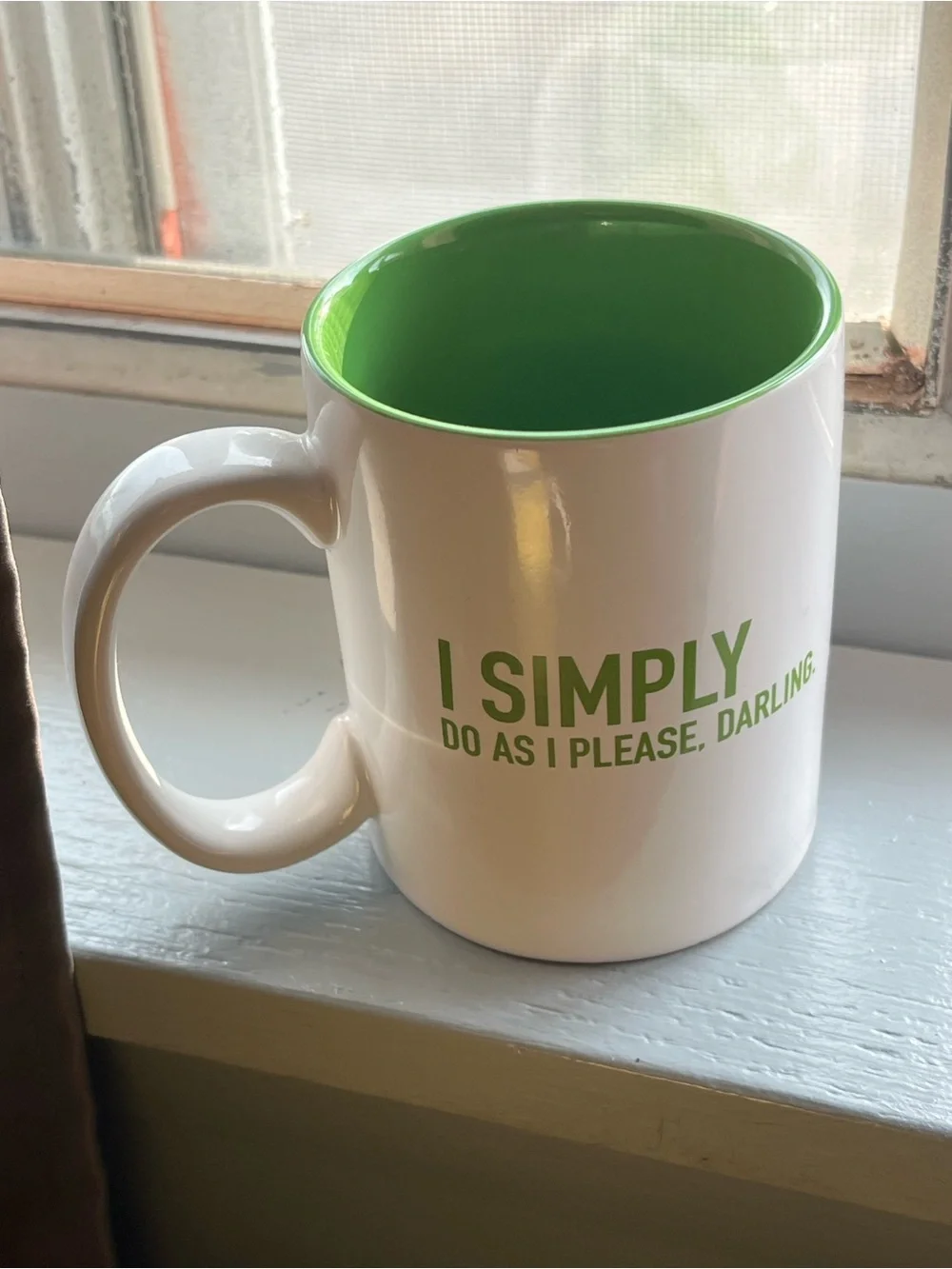 M&M’s Candy Coffee Cup Mug RARE HTF Green - 2258